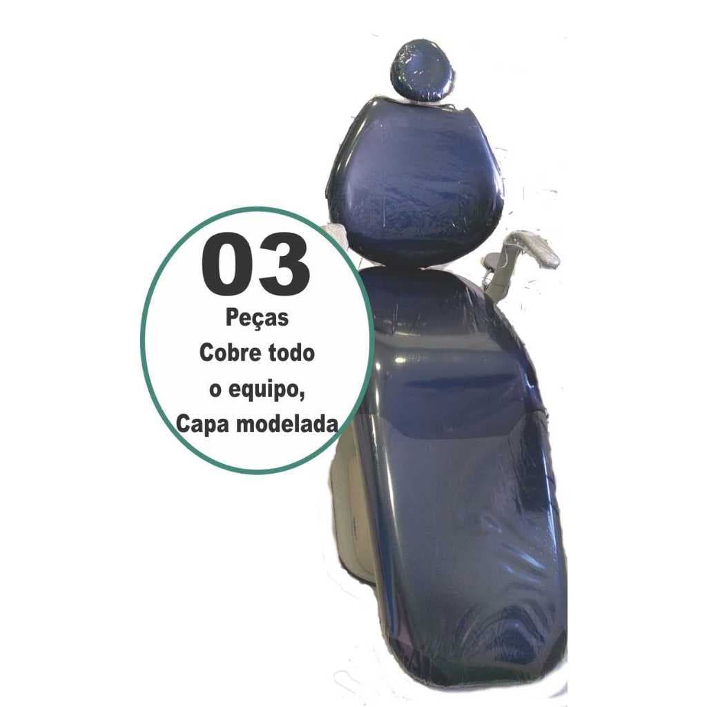 Capa P/ Cadeira Odontológica, Em Plástico Transparente, Modelo Universal Protege a cadeira de Forma Pratica e Higiênica.
