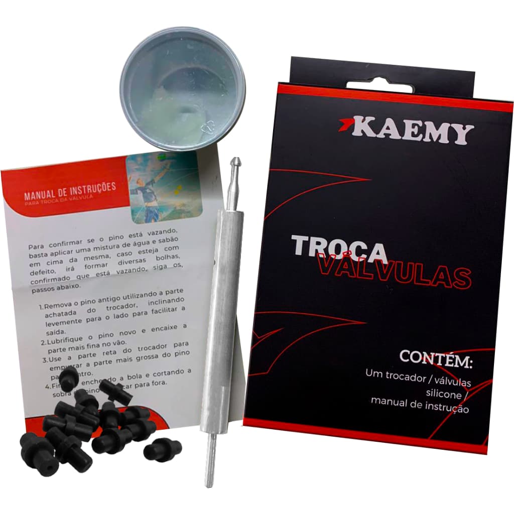 Kit Ferramenta Troca Válvula de Bola em Metal com 12 Válvulas