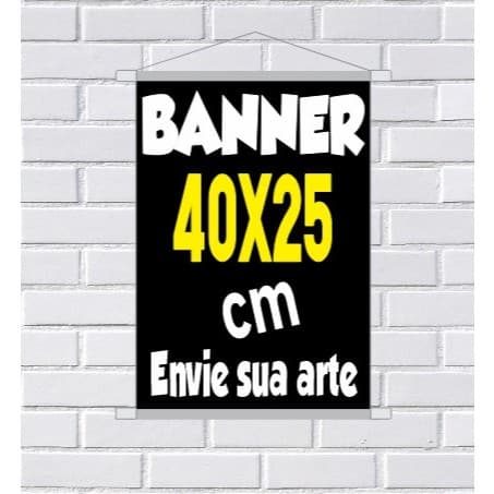 Banner Faixa I Envie sua Arte I 40x25cm