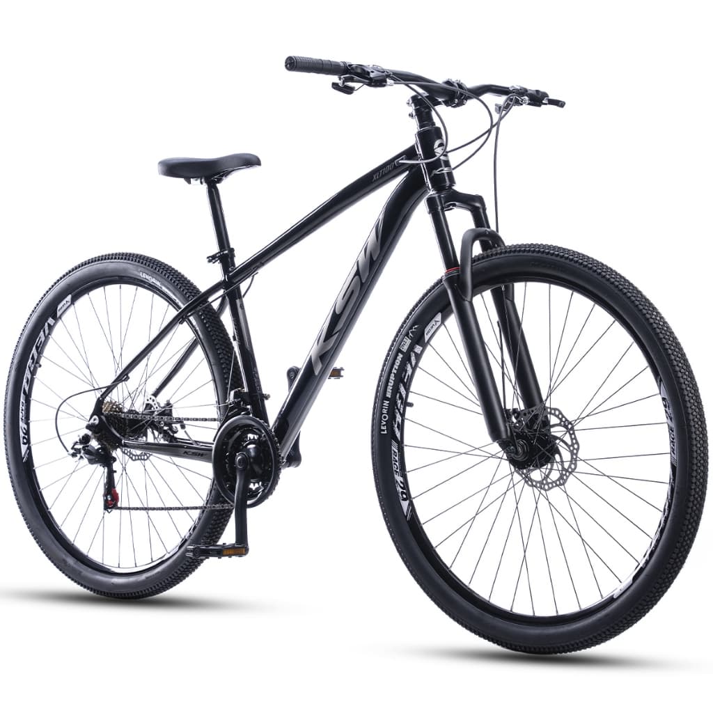 Bicicleta Bike Aro 29 Ksw Xlt100 24 Velocidades Marcha Aero Alumínio Freio a disco Suspensão Mtb