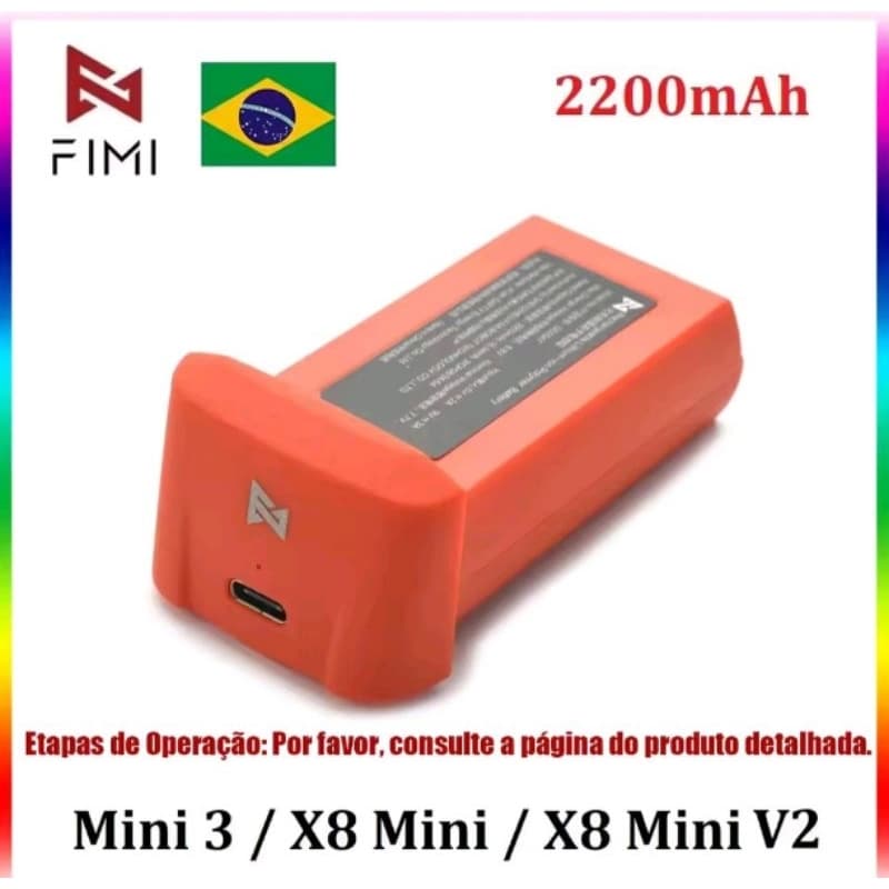 Bateria Fimi X8 MINI, X8 MINI V2 , MINI 3 SE( Pro ) 7.2v, 2.200mha, Original, Nova.