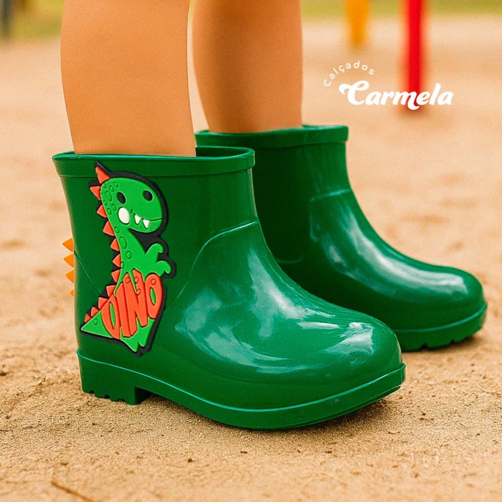 Galocha Bota Infantil Menino Menina Criança Leve e Confortável Carmela