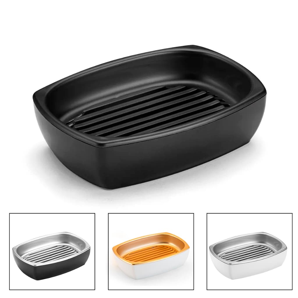 Saboneteira Porta Sabão Barra Fosco Conceito Luxo Com Base Removivel Resistente Arthi