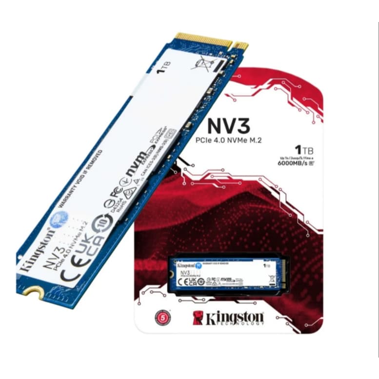 Ssd Nvme Kingston 1tb Nv3 M.2 2280 Pcie 4.0 Original