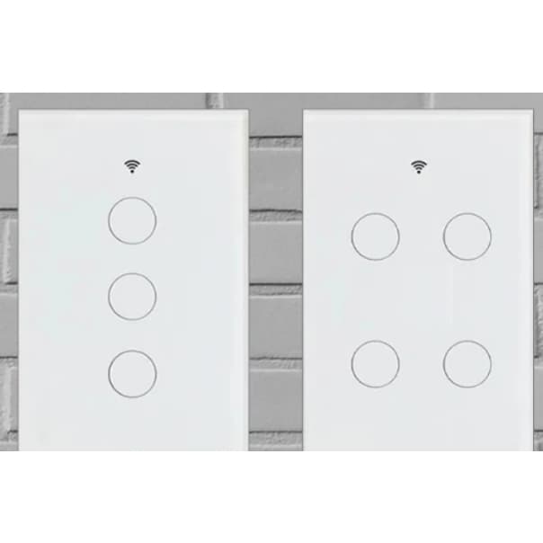 Interruptor Inteligente Tomada 3   4 Botão Wifi Smart Automação