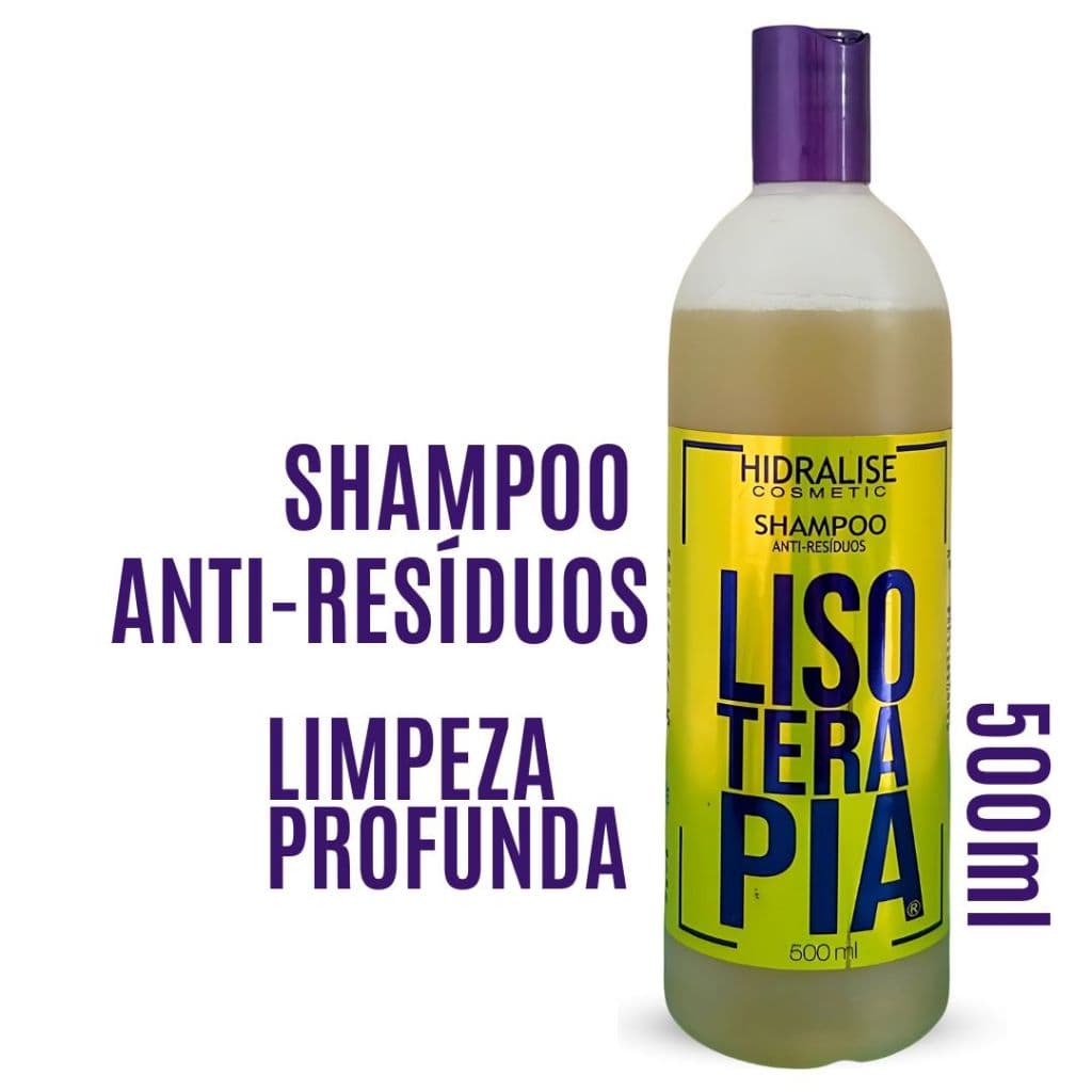 Shampoo Anti-resíduos Profissional Hidralise  Lisoterapia 500ml