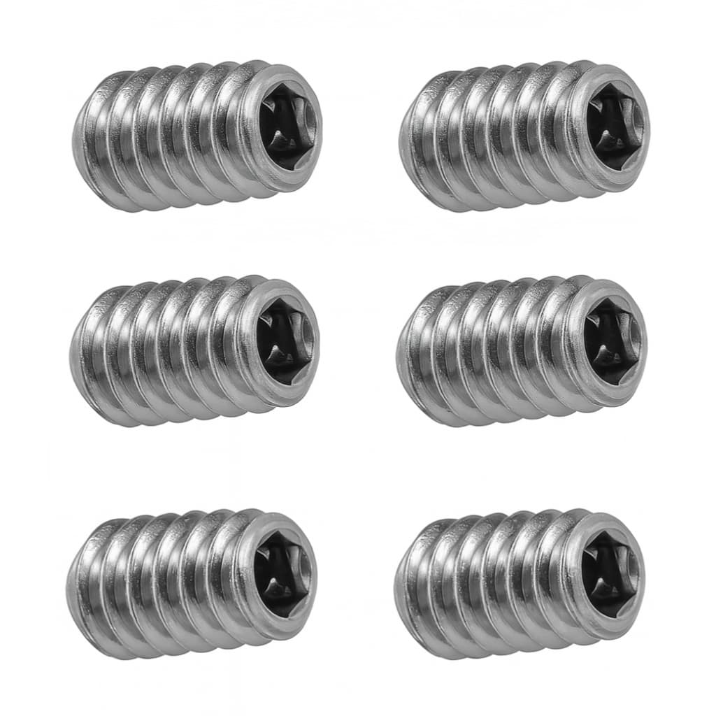 Kit 6 Parafusos Inox Quilha De Encaixe Prancha De Surf