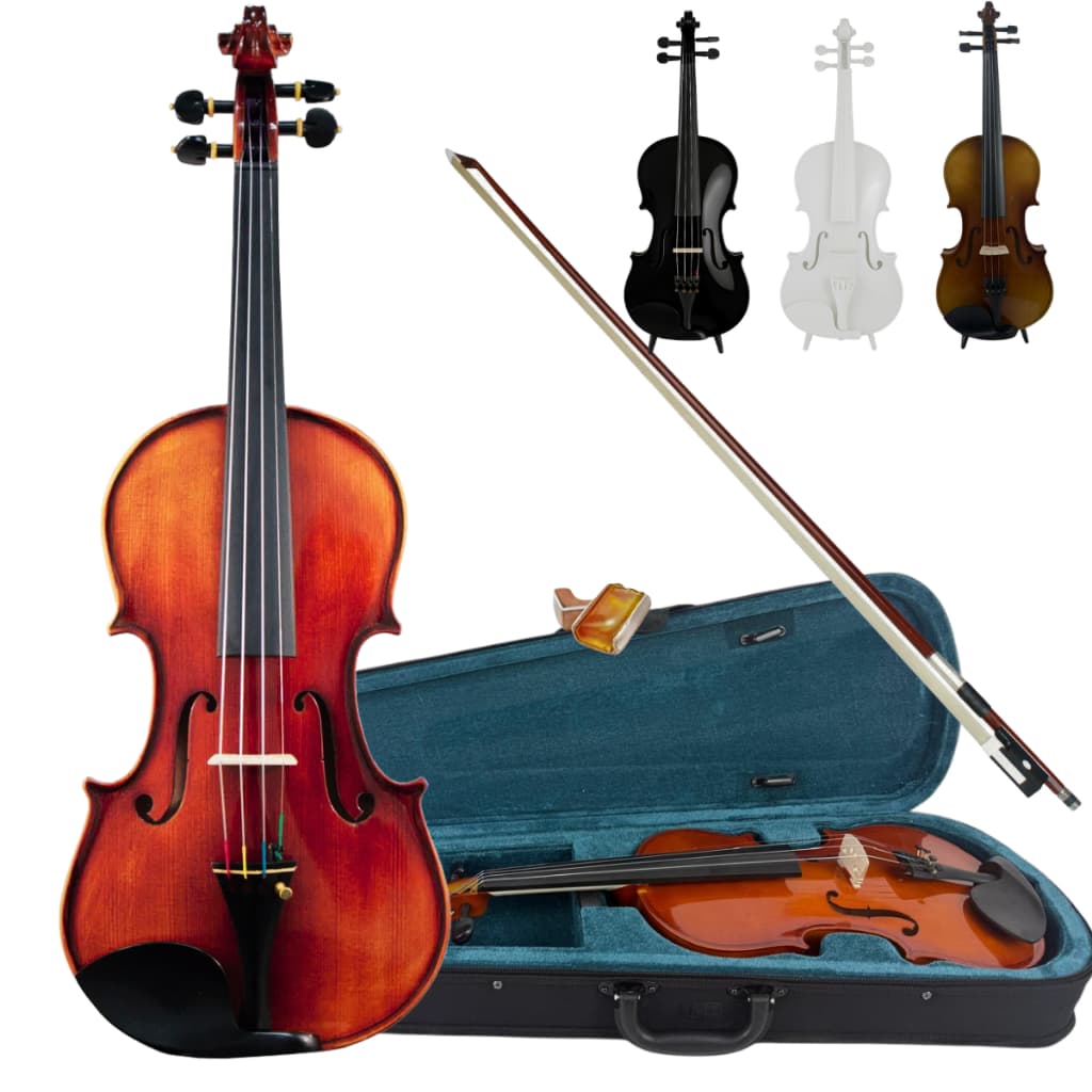 Violino 4/4 Bravo Vs44 Estudante Iniciante Com Estojo