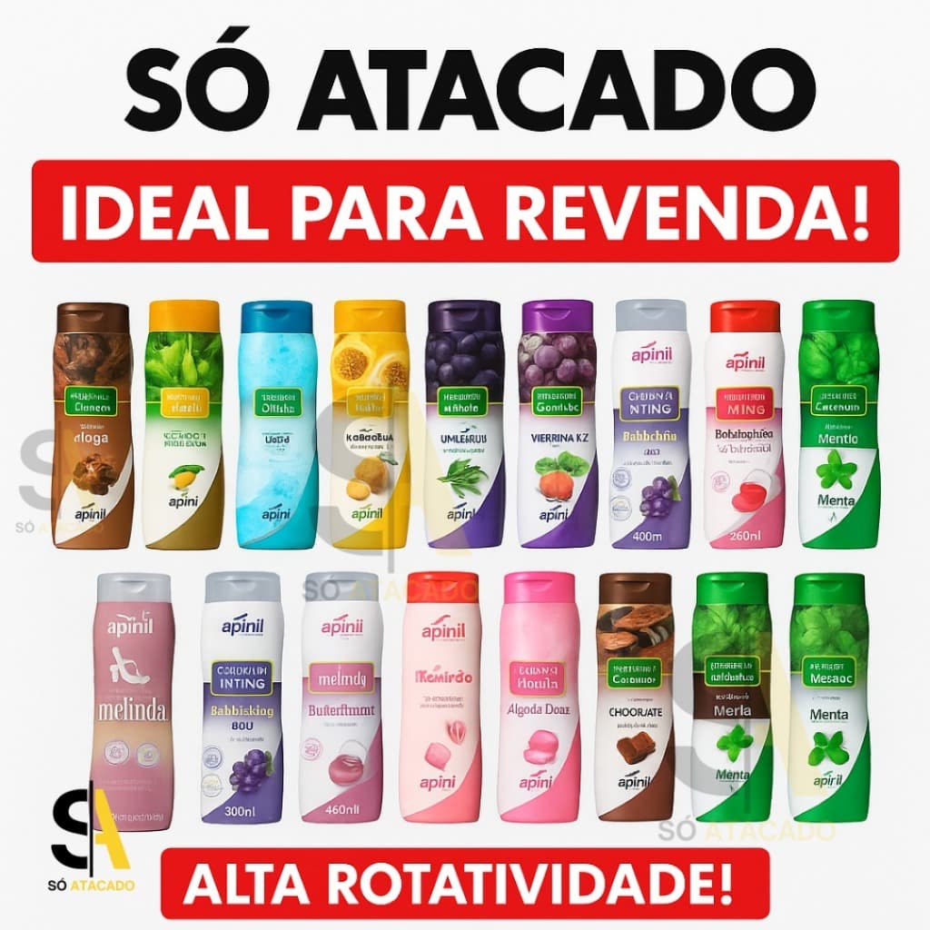 Kit 10 und Sabonete Íntimo Apinil— PODE ESCOLHER | Higiene Feminina pH Balanceado