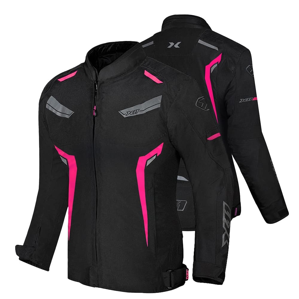 Jaqueta Protetora X11 Modelo One Sport Feminina Impermeável Motociclista Motoqueira