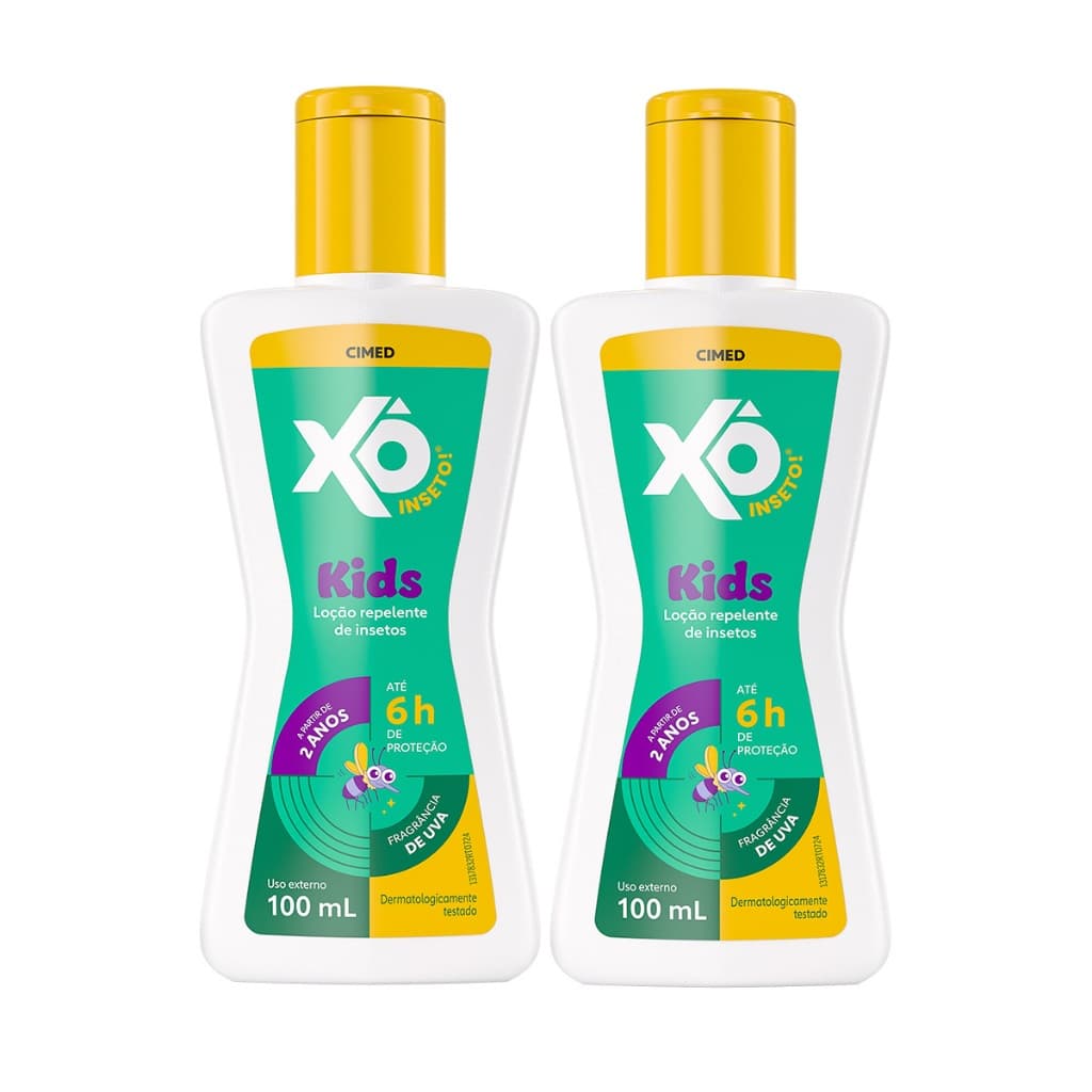 Kit 2 und Xô Inseto Kids Loção 100ml