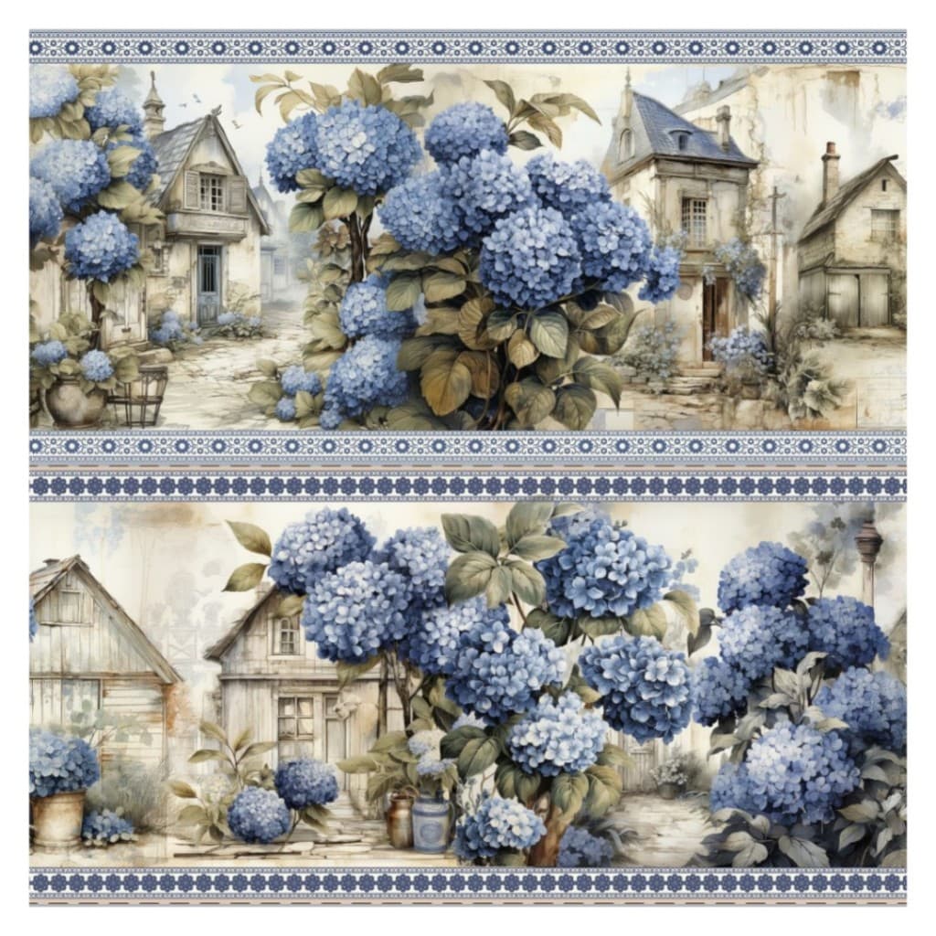 Tricoline Digital 100% Algodão Villa Toscana 55x150 cm Pano de Prato Toalhas Maria Flor Tecidos