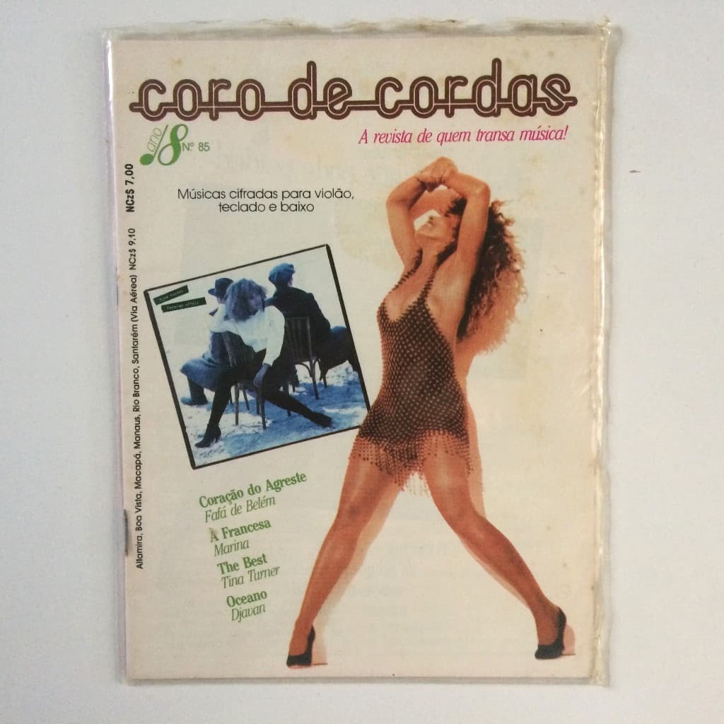 TINA TURNER REVISTA CORO DE CORDAS RARIDADE