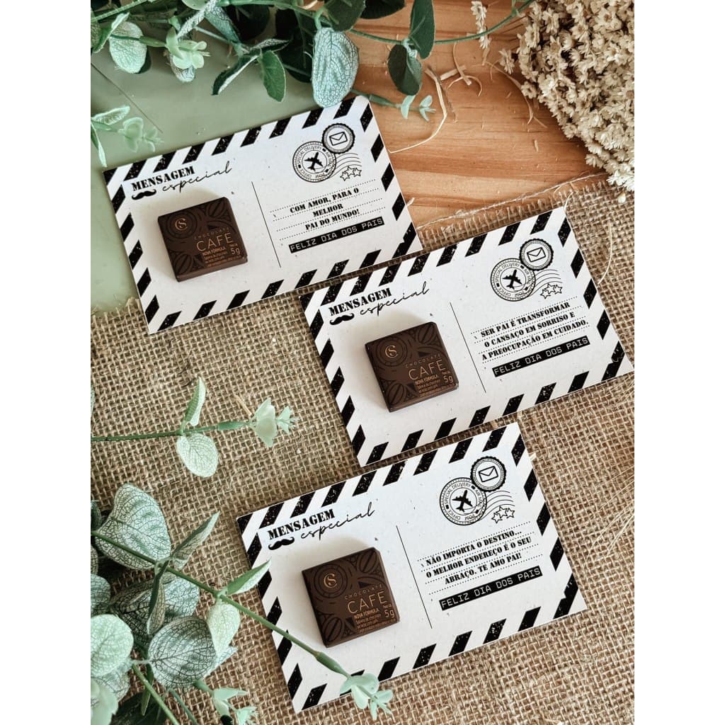 20 Cards Dia dos Pais para brinde especial - Envio Rápido