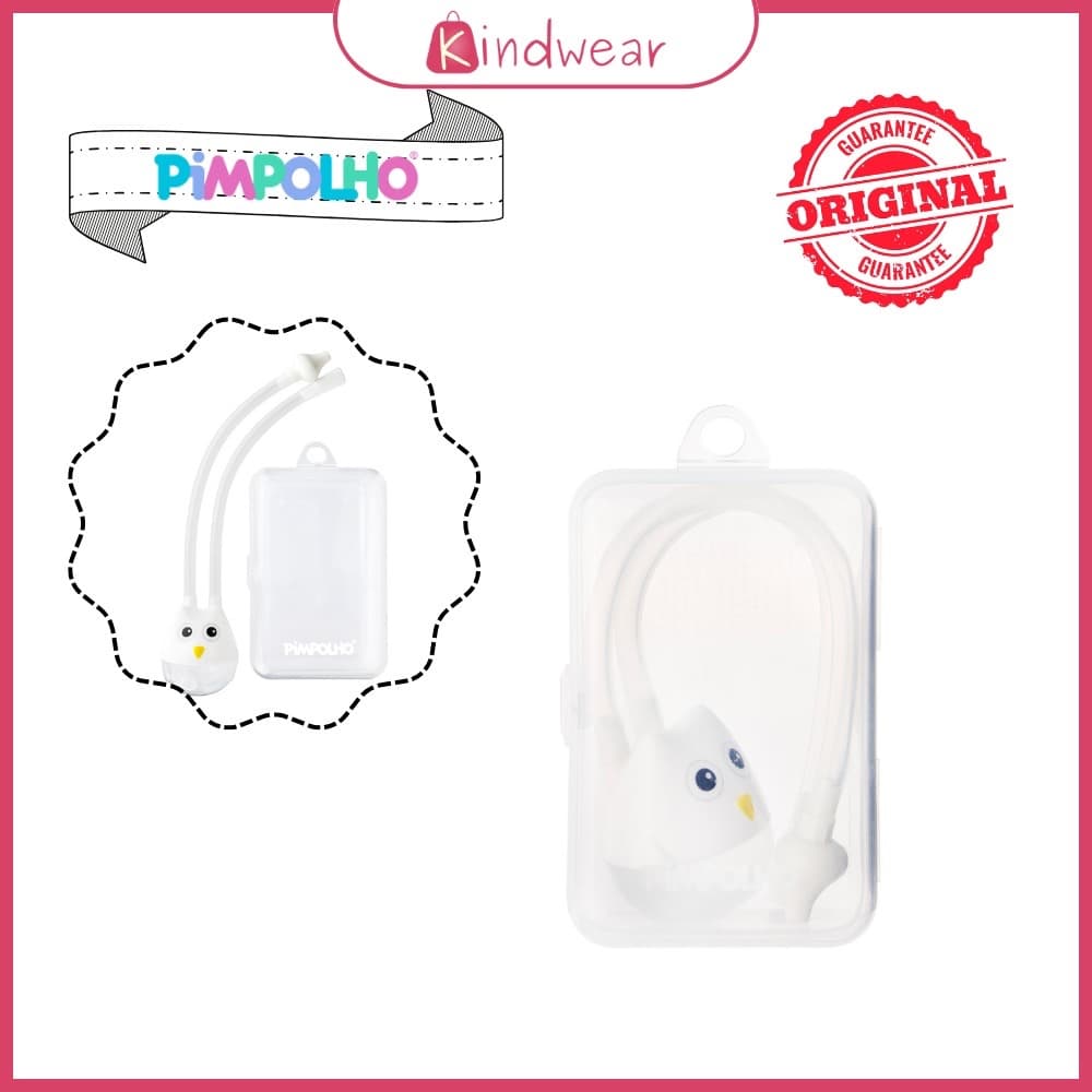 Aspirador Nasal para Bebê Pimpolho por Sucção com Estojo Higiênico e Sem Estojo Higiêncio