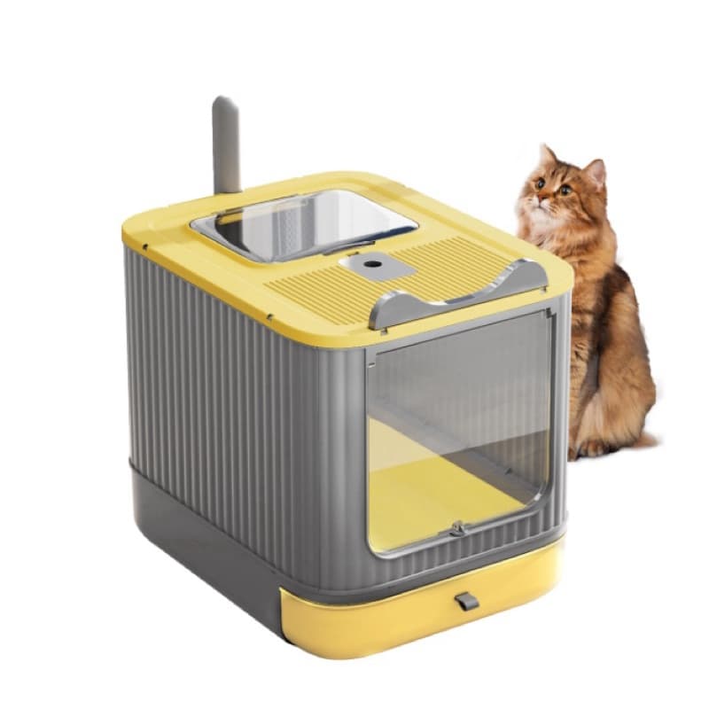Caixa De Areia Para Gatos Fechada Caixa Sanitária Para Gatos Banheiro De Gato