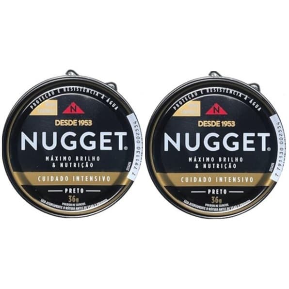 Kit c/2 Ceras Em Pasta Nugget 36g Preto