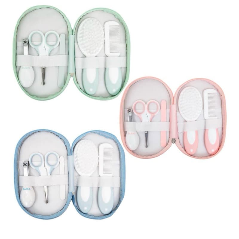 KIT CUIDADOS COM ESTOJO BUBA - cabelo e unhas do bebê