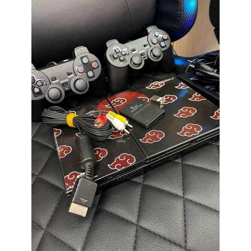 ps2+2 controles + cabo Opl