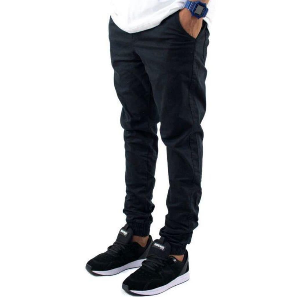 CALÇA JOGGER JEANS SARJA COM PONHO ESTILO RUA PREMIUM SKINNY ENVIO RAPÍDO !!!
