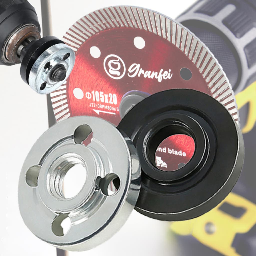 Kit 2/4/6 Junta de Vedação  Acessório para Esmerilhadeira Angular Ultra