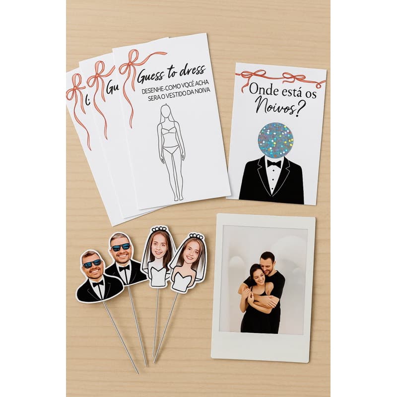 kit 50 itens para despedida de solteira/ chá bar/ chá lingerie