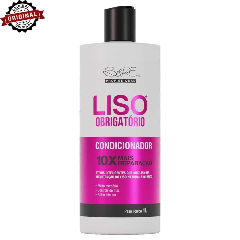 Condicionador Profissional Liso Obrigatório 1L | Hidratação e reconstrução