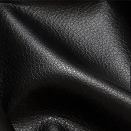 Tecido Couro Liso Ecológico 1 Metro Preto