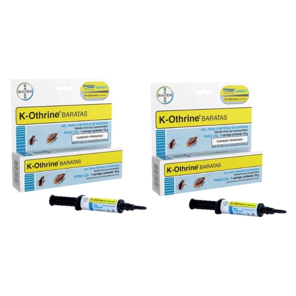 Kit 2 Unidades K-Othrine Gel para Baratas Bayer - 10g