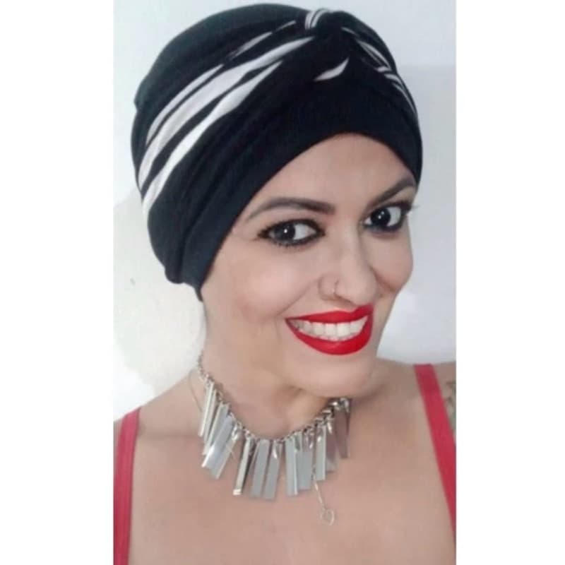 “PROMOÇÃO peças por 30,00”TURBANTE LAURA C/ FAIXATORCIDA/QUIMEOTERAPIA/ALOPECIA/AFRO/JUDIAS/MUÇULMANAS/CANDOMBLÉ/UMBANDA