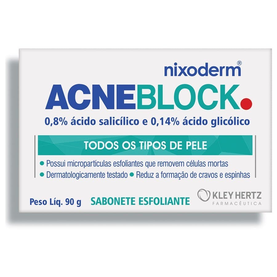 Acneblock - Sabonete Esfoliante 90g Todos os Tipos de Pele