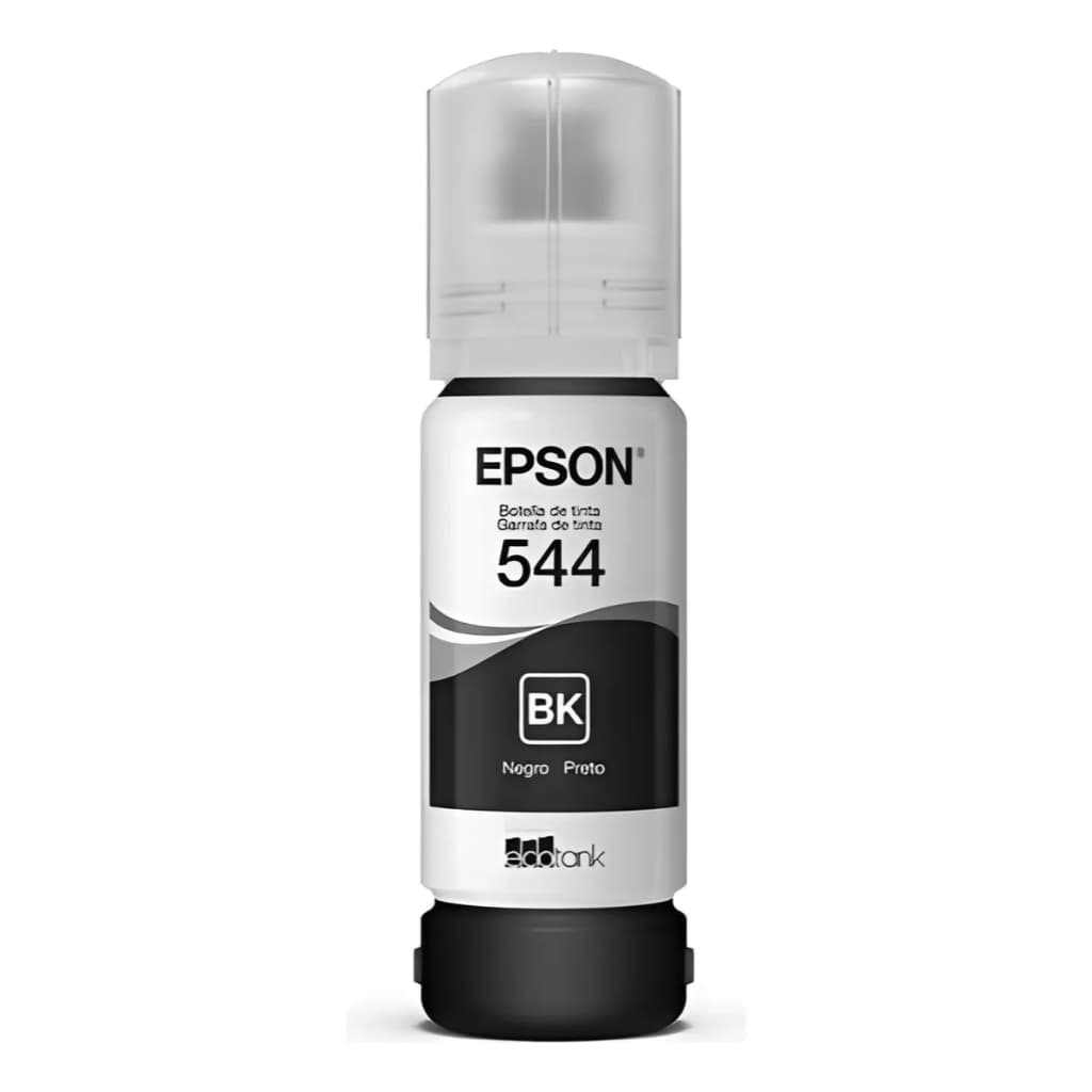 Refil Tinta Original Impressora Epson T544 Preta L 3110 L3210 L3150 L3250 T544320