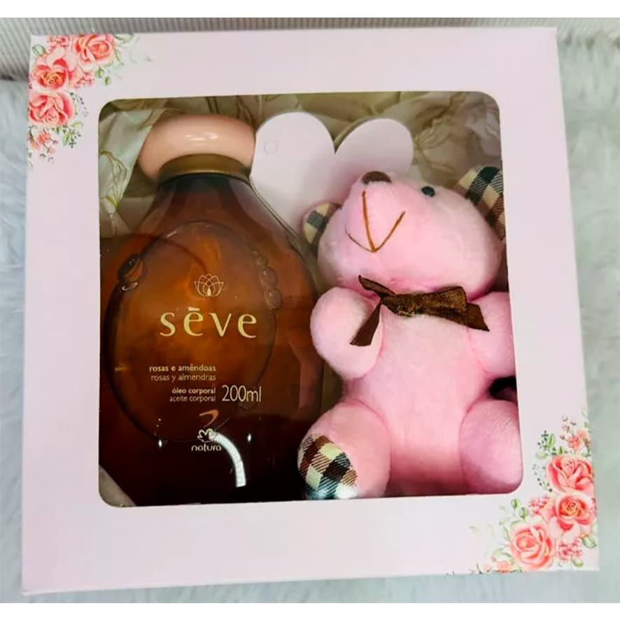 Caixa de Presente, Cosmético ou Artesanatos com Visor + Tags | 15x15x4cm | Estampa Natal, Flores, Coração