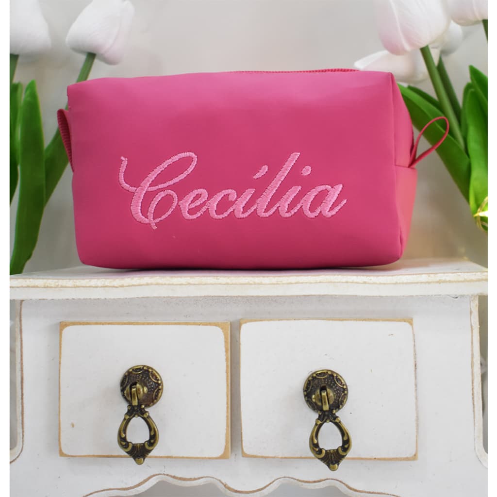 Necessaire Box Personalizada Pequena Feminina Maquiagem