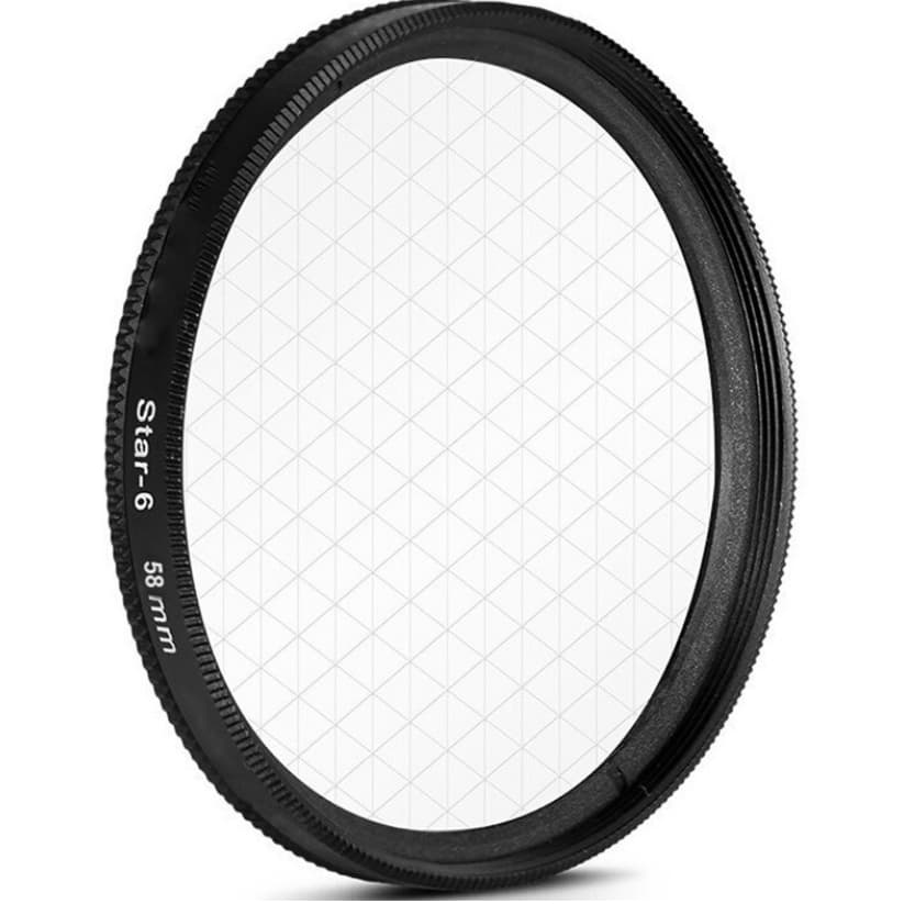 Filtro Estrela 4 /  6 ou 8 Pontas  49mm 52mm 55mm 58mm 67mm 72mm 77mm 82mm