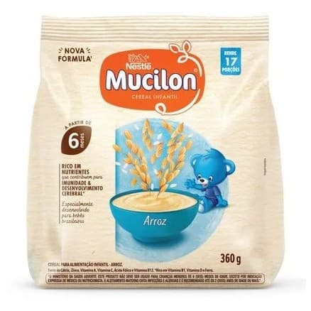 KIT 3 MUCILON ARROZ SACHE 360G