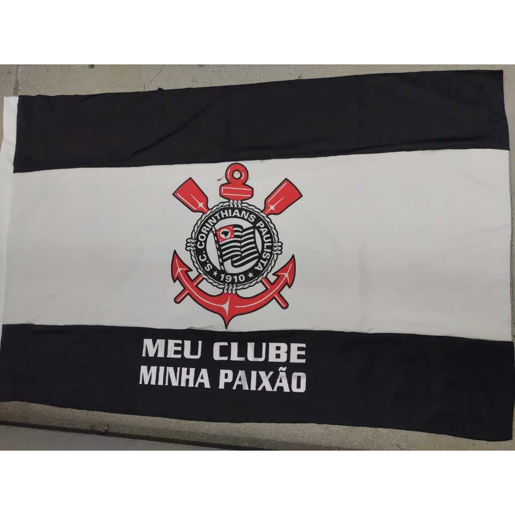 Bandeira time Corinthians grande 150 x 100 Imperdível