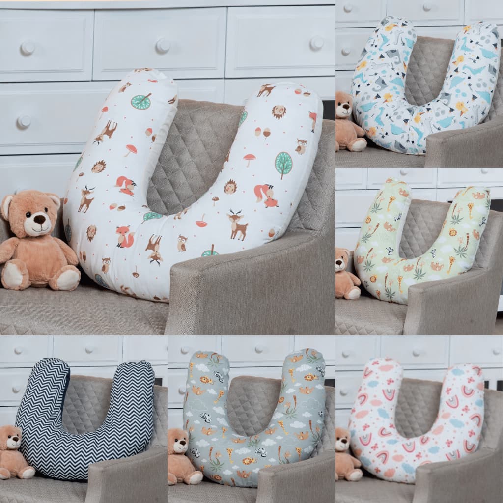 Almofada Amamentação Grande Firme Travesseiro Amamentar Bebê Recém Nascido Menina Menino Enxoval