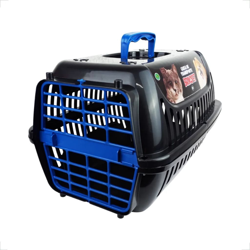 Caixa Transporte Seguro Animais Viagem Passeio Cães Gato N2