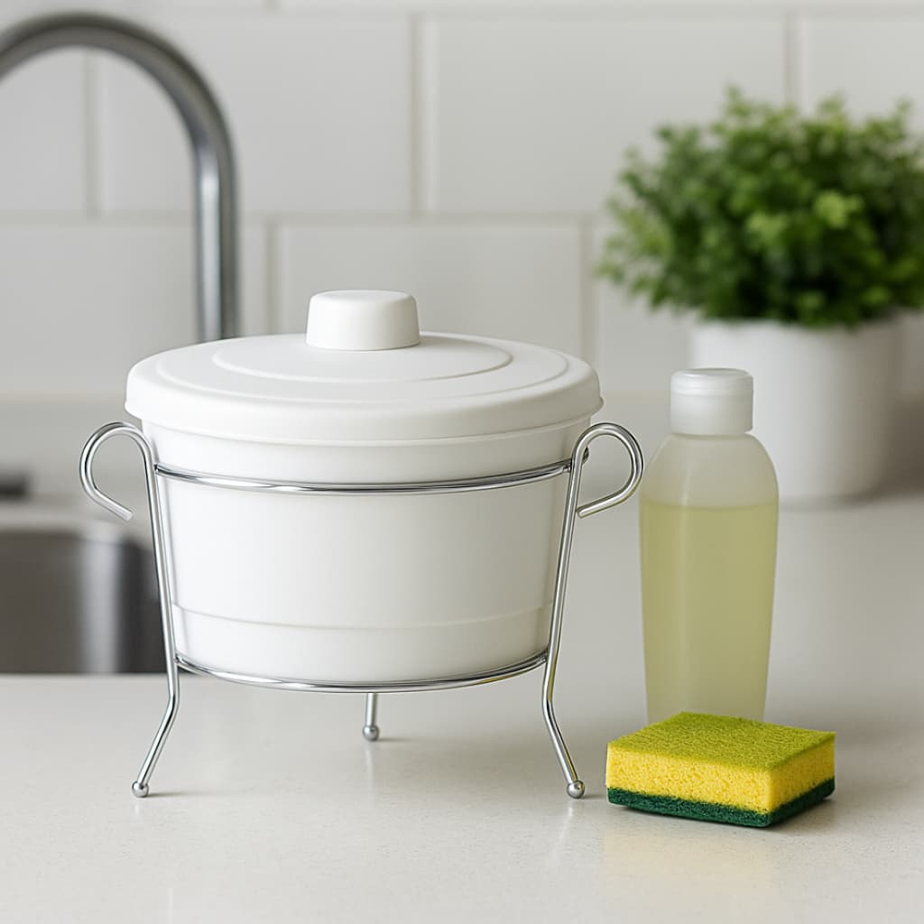 1 Porta Sabão E Esponja Niquelart Com Suporte em aço cromado e escorredor sabão Organizador N313