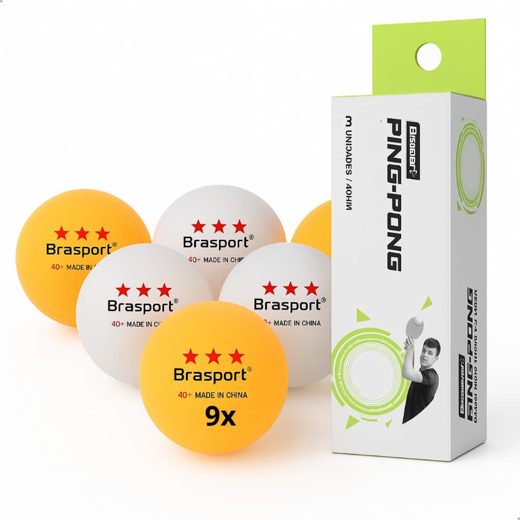 Kit 12 Bola De Tênis De Mesa Bolinhas De Ping Pong 3 Estrelas Profissional Alto impacto Padrão