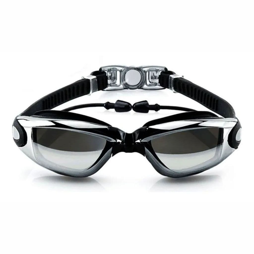 Óculos De Natação Mergulho Piscina Lentes Uv Profissional Cor Preto Espelhado
