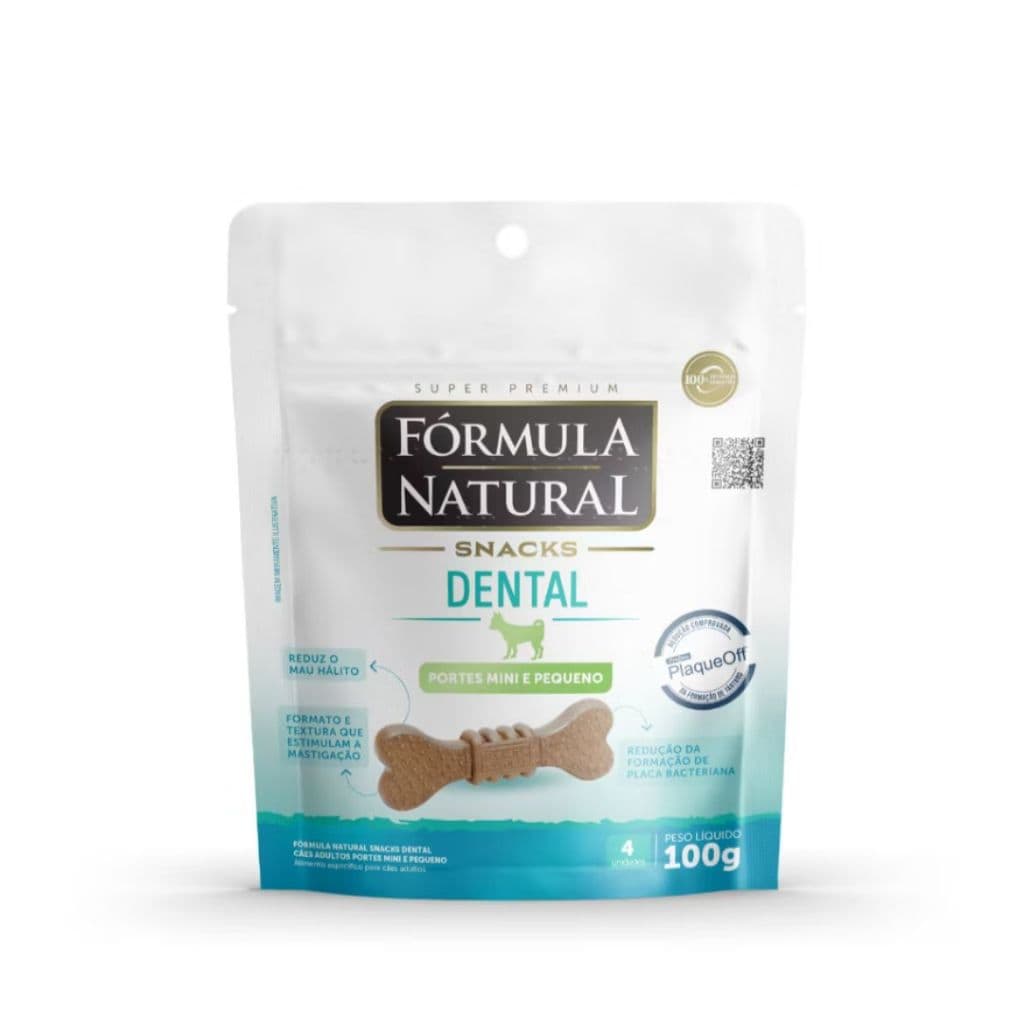 Fórmula Natural Snacks Dental Cães Mini E Pequenos 100g