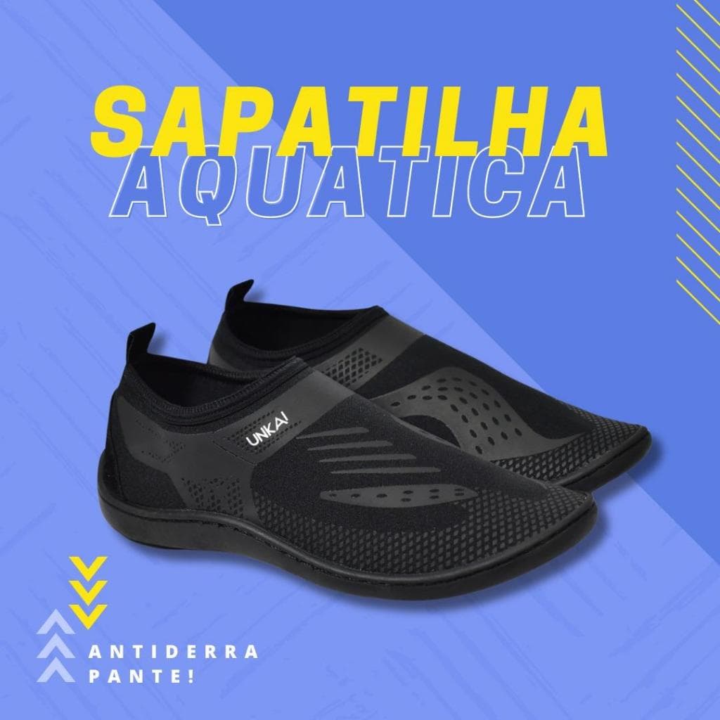 SAPATILHA AQUATICA PARA PISCINA PESCARIA CONFORTAVEL Hibrida Secagem Rápida Unissex Lançamento