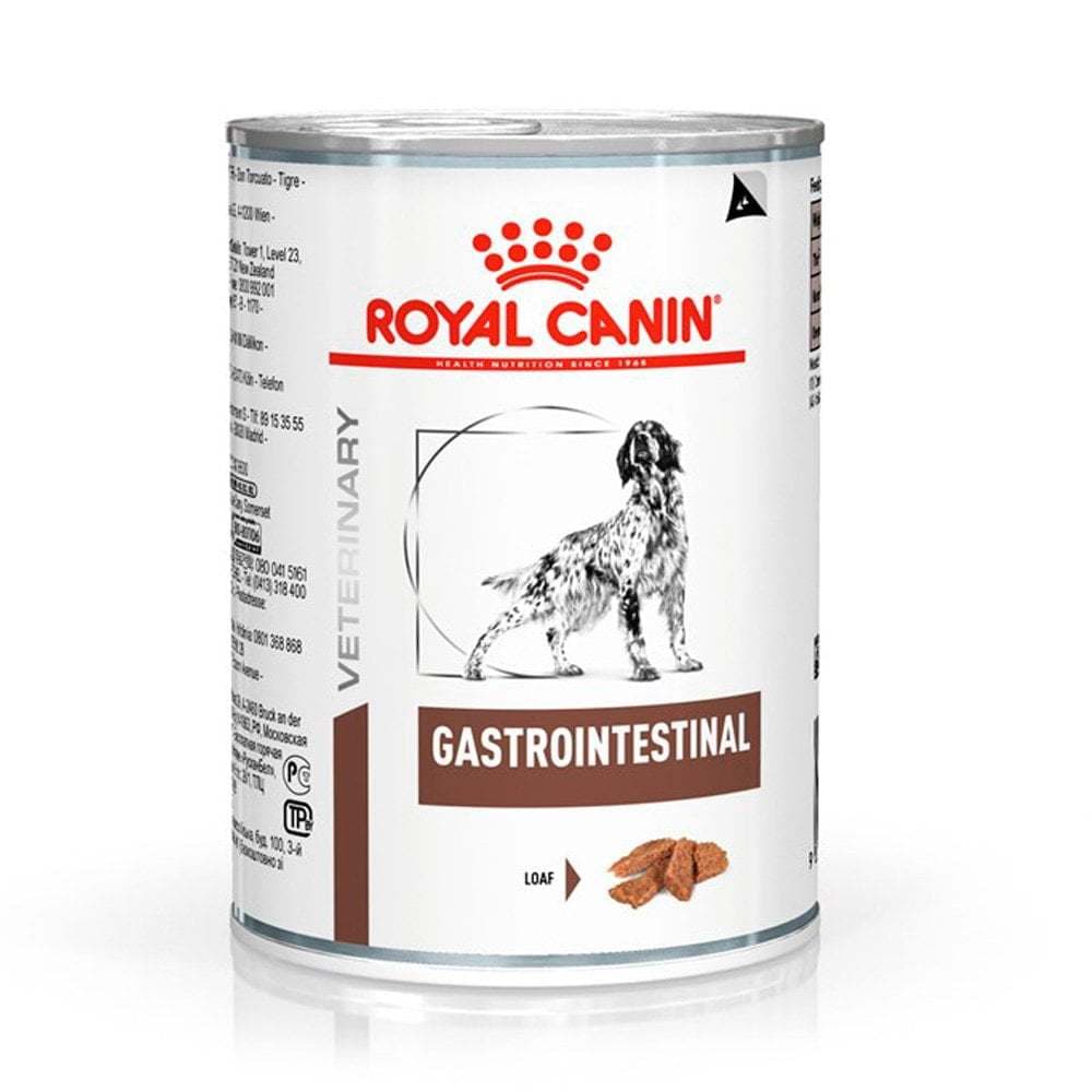 Ração Úmida Lata Royal Canin Veterinary Gastrointestinal Cães Adultos 400g