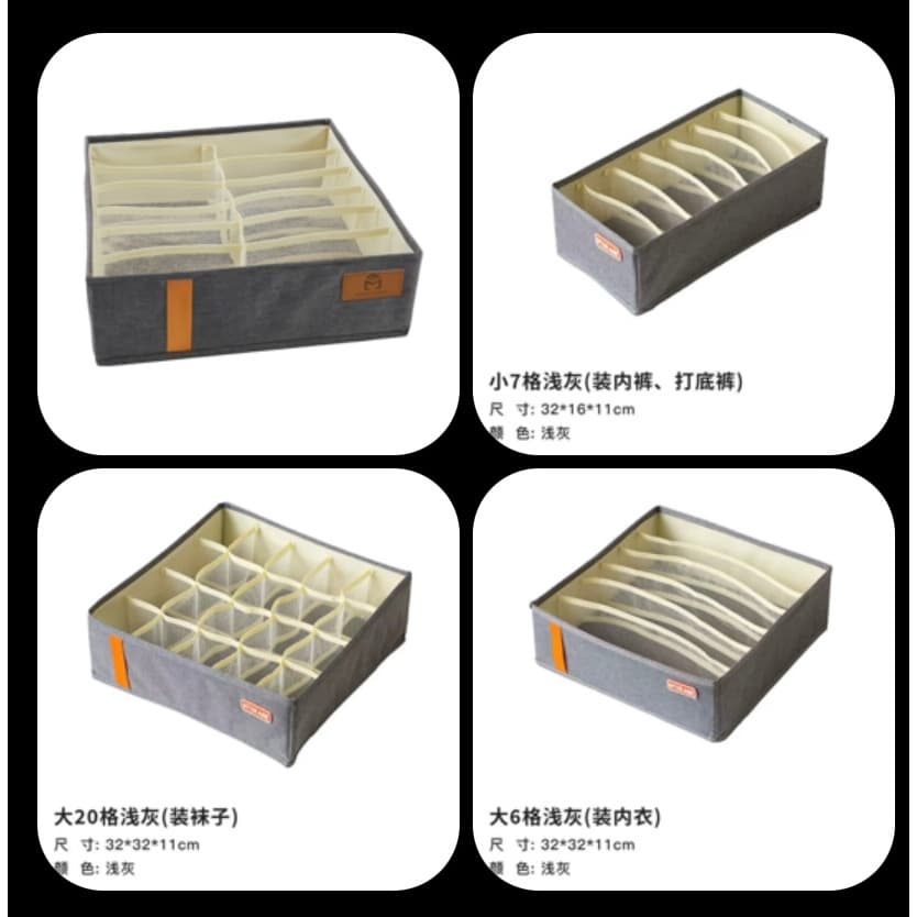 Colmeia Organizadora com Divisórias Organizador de Guarda Roupas Peças Intimas