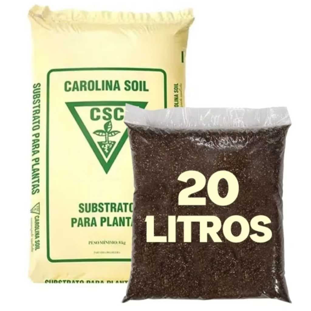 Substrato Carolina Soil Formulação Completa 35H LXXXVI 20 Litros 4 kg Plantas Hortas Mudas Plantio