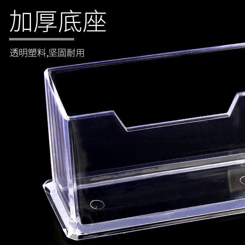 Porta-Cartões De Visita Transparente Grande Capacidade Bancada De Armazenamento Prateleira Expositor Em Acrílico Suprime