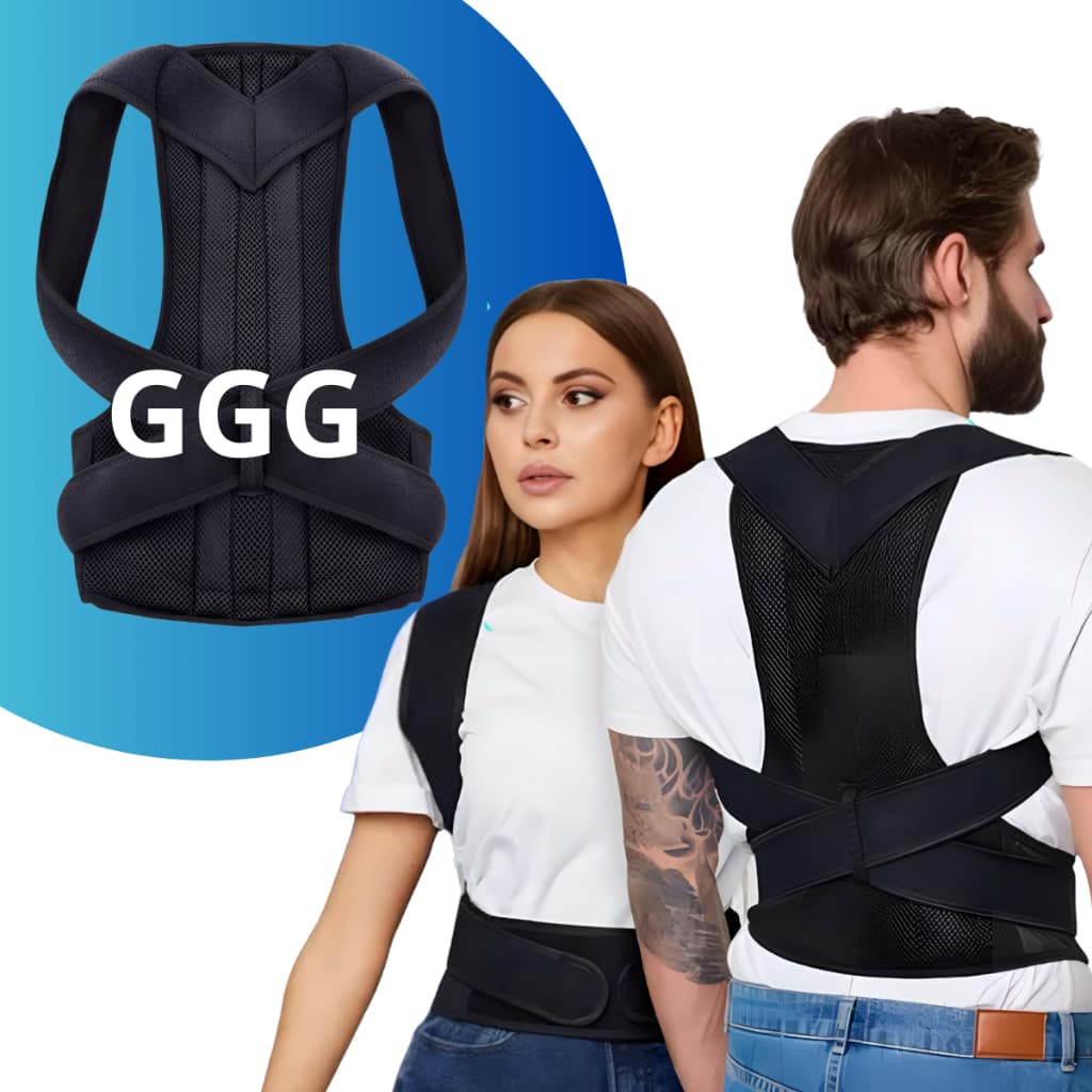 Corretor de Postura Masculino Feminino Colete Alinhador Postura