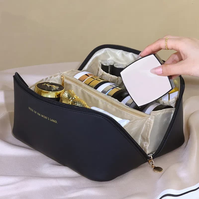 Necessaire De Viagem Feminino Em Formato De Travesseiro Impermeável